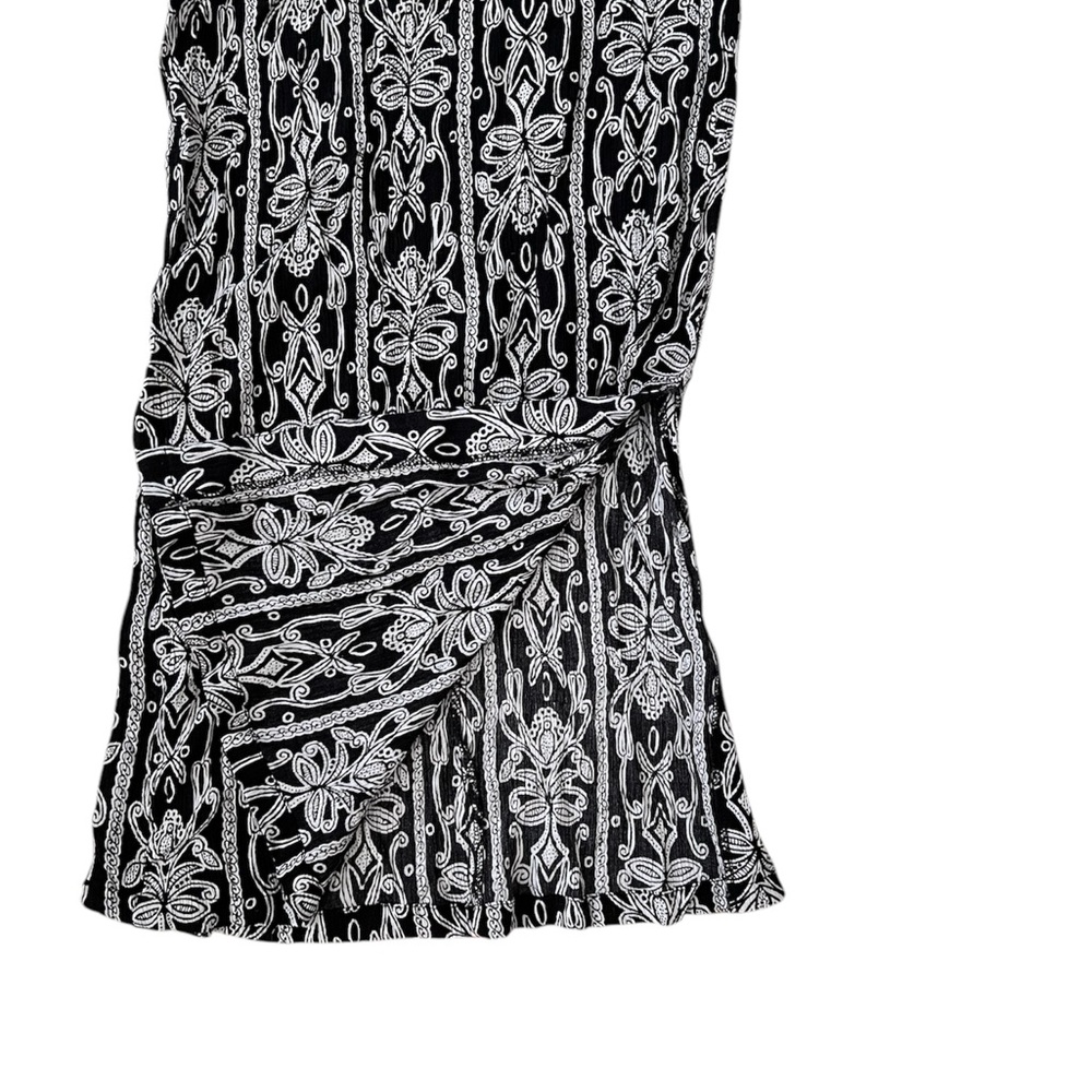Black and white midi skirt - Picture 2 of 2